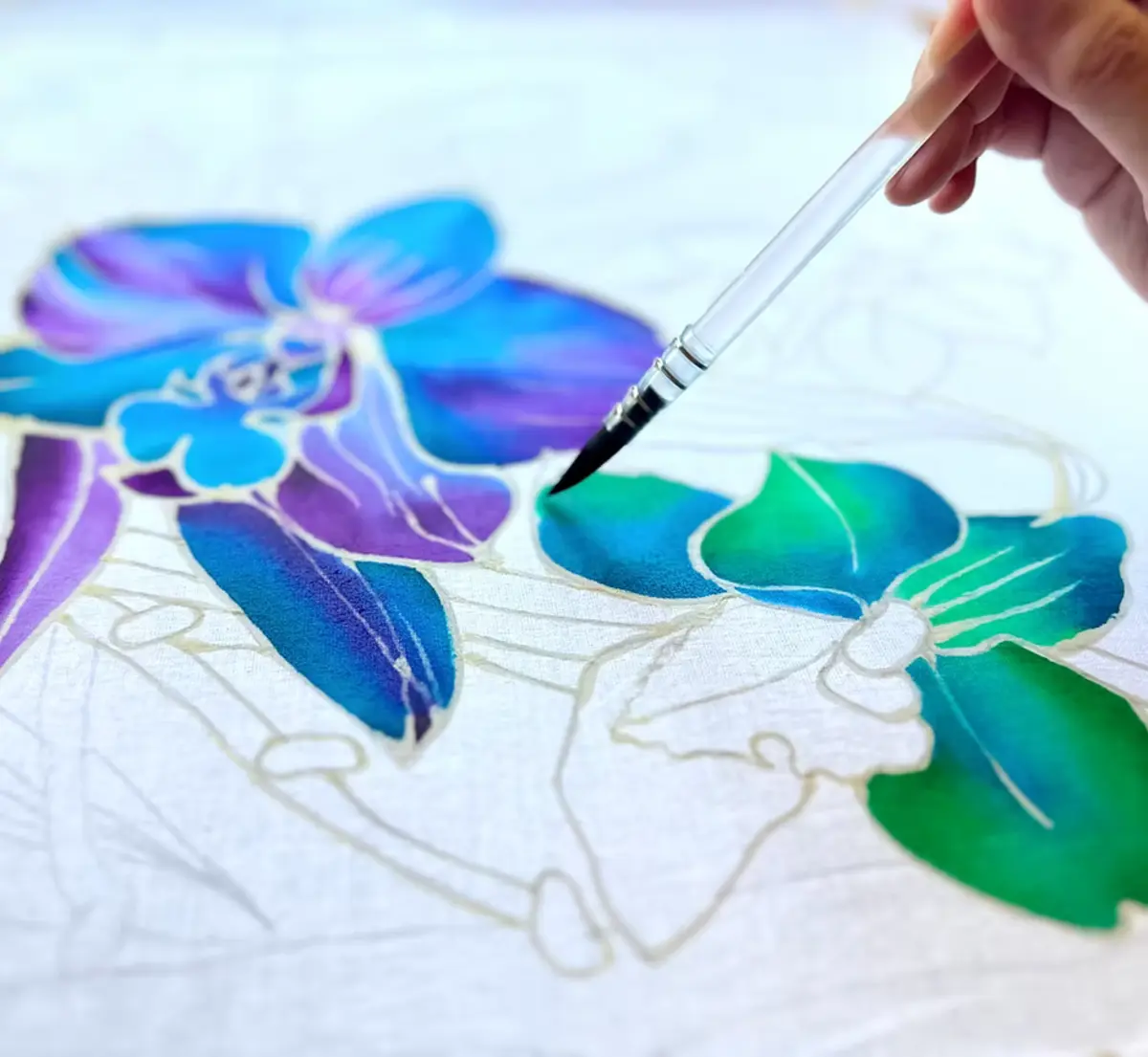 Batik Scarf Coloring